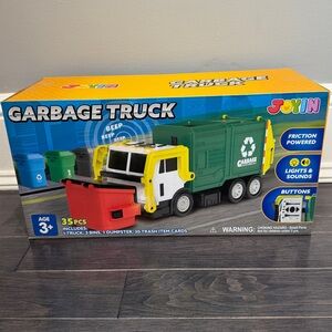 NWT Joyin Friction Powered Garbage Truck Toy 35 Pieces Boys Girls Toddler Kid